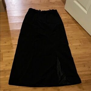Banana Republic Classic Black Maxi Skirt